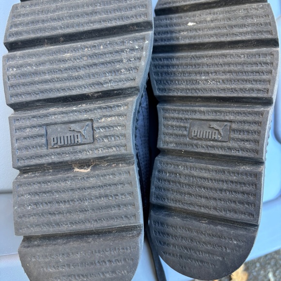 Fenty x Puma Black Suede Cleated Creeper Sneakers - Picture 3 of 4